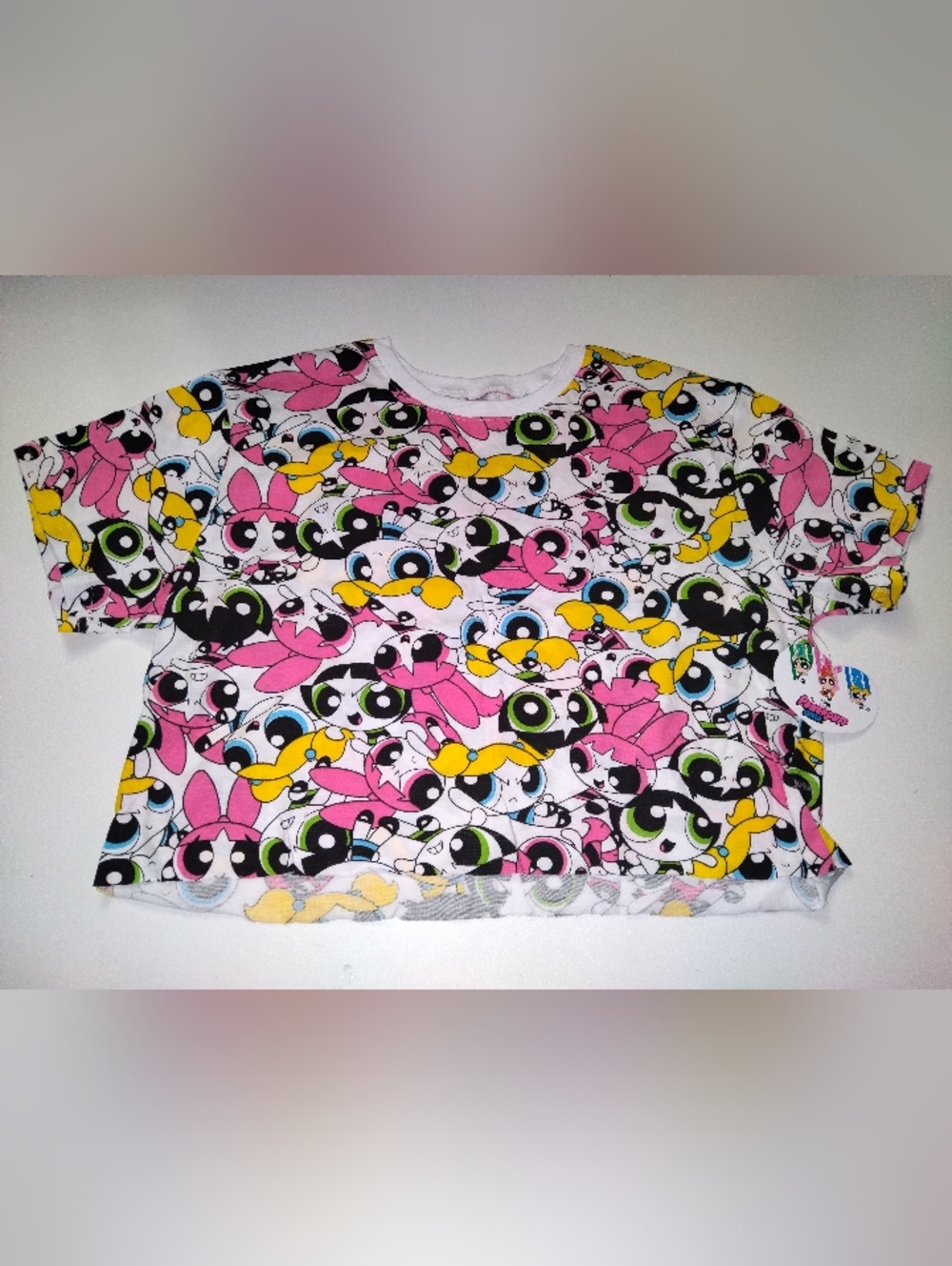 Girls Powerpuff Women's Characters Short-Sleeve Top New Size L